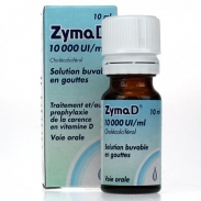 Zymad vitamin D 10000UI Pháp (10ml) (0m+)