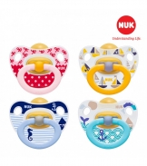  Bộ 2 ty giả NUK Cao su Classic 0-6m 