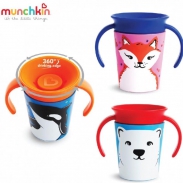 Cốc 360 độ chống đổ Deco có tay cầm Munchkin (177ml)