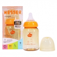 Bình sữa Wesser Pesu cổ hẹp (140ml) (0m-3m)