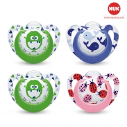 Bộ 2 ti giả NUK Genius Silicone 6 - 18m