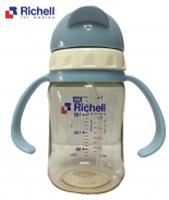 Bình ống hút PPSU Richell 200ml (xanh) RC99125