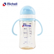 Bình ống hút PPSU Richell 260ml (xanh) RC99128