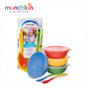 Bộ 4 bát có nắp kèm 2 thìa Munchkin MK43867