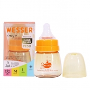 Bình sữa Wesser Pesu cổ hẹp (60ml) (0m-3m)