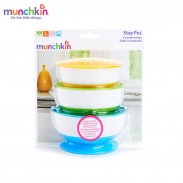 Bộ 3 bát ăn chống đổ Munchkin MK27188