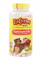 Kẹo L'il Critters Calcium vitamin D3 - 200 viên