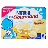 Váng sữa Nestle vị vanille (6x60g) (6m+)