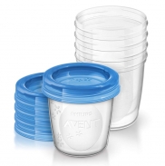 Cốc trữ sữa mẹ Avent (5 x 180ml) SCF619/05