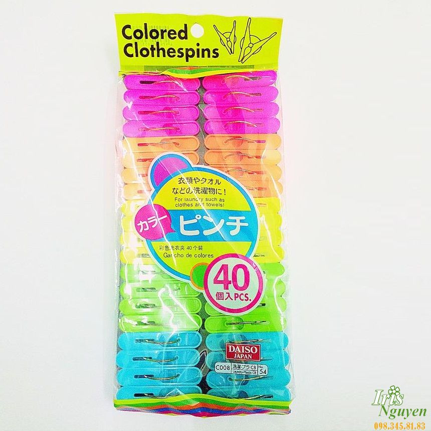 Cặp quần áo Daiso 40 chiếc