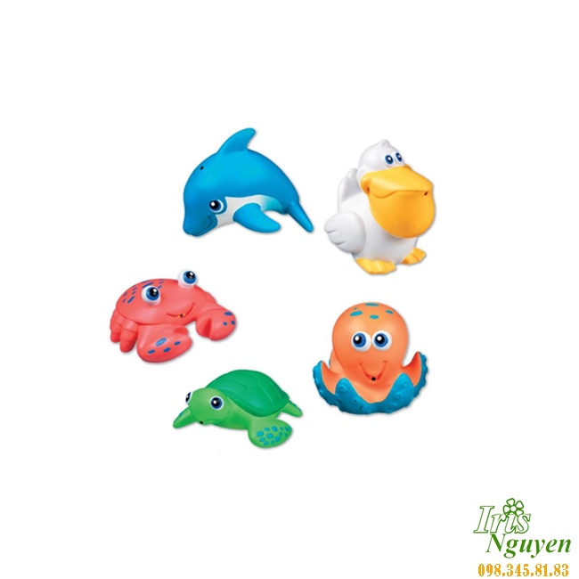 Đồ chơi tắm 5 Sinh vật biển Munchkin