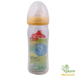 Bình sữa thủy tinh Pigeon cổ rộng số 3 240ml