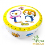 Bát nhựa Pororo có nắp