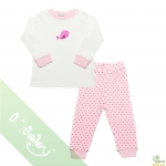 Pijama lullaby trắng bé gái 