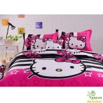 Bộ chăn ga gối Hello Kitty
